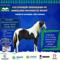 XXXI EXPOSIÇÃO ESPECIALIZADA DO CAVALO MANGALARGA MARCHADOR