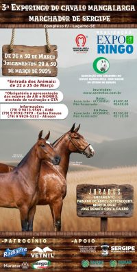 3ª EXPORINGO DO CAVALO MANGALARGA MARCHADOR DE SERGIPE